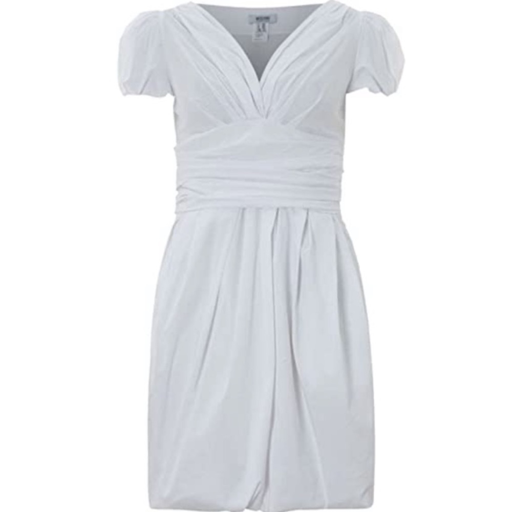 Moschino Cheap and Chic white wrap dress